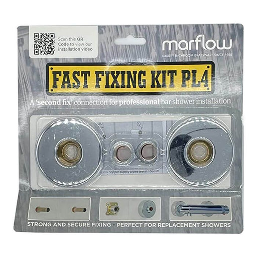 Marflow PL4 Fast Fixing Kit Shower Plate