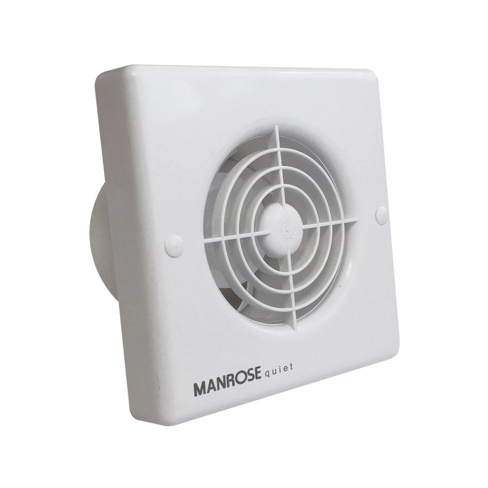 Manrose 4 inch 100mm Quiet Humidity IPX5 Extractor Fan