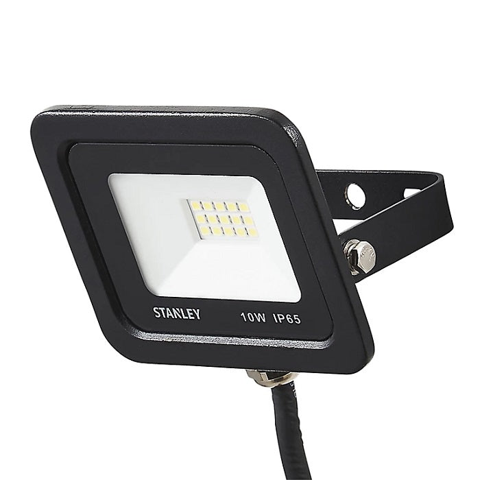 Stanley 10W LED Slimline Floodlight Black