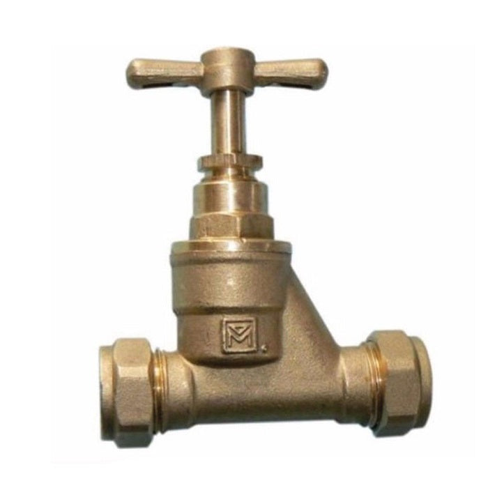 Embrass Peerless 15mm Brass Stopcock