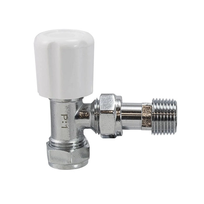 Embrass Peerless 15mm Reversible Angled Radiator Valve