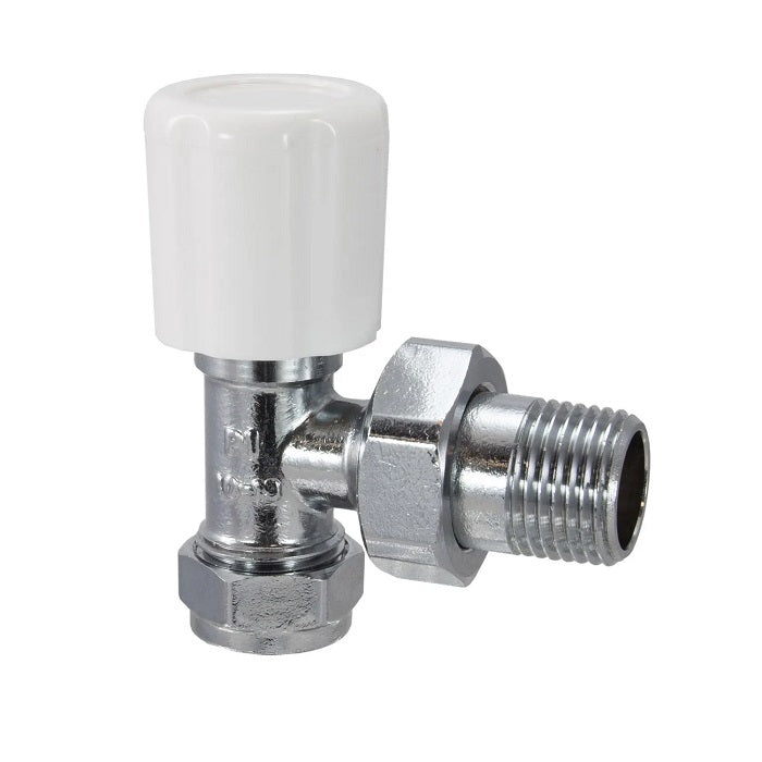 Embrass Peerless 15mm Angled Radiator Valve