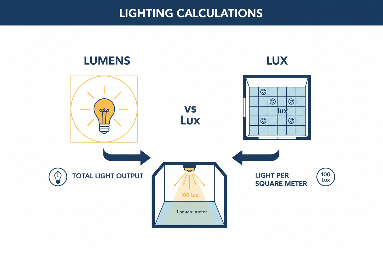 Lumens vs Lux Explained: How to Calculate the Right Lighting for Every Room