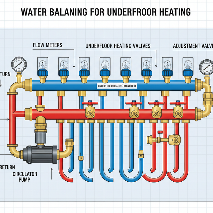 Balancing Underfloor Heating Water: Why It Matters and How to Do It?