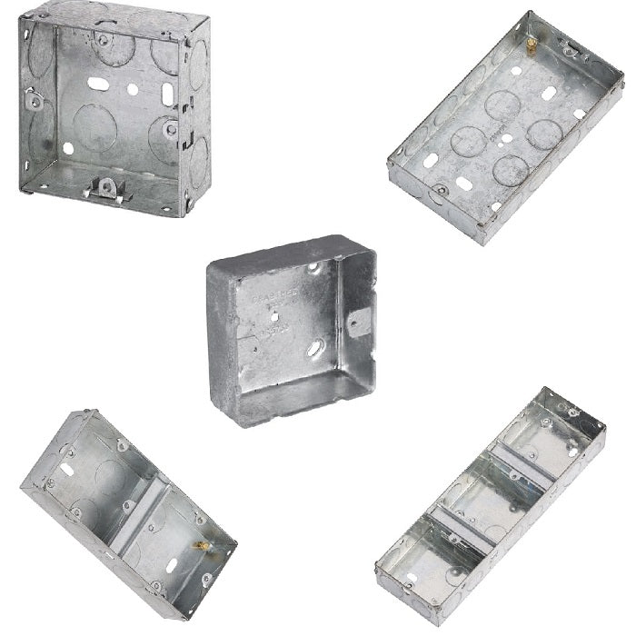 All Module Metal Back Box Metal Back Boxes | APM Plumbing & Electrical, Acton