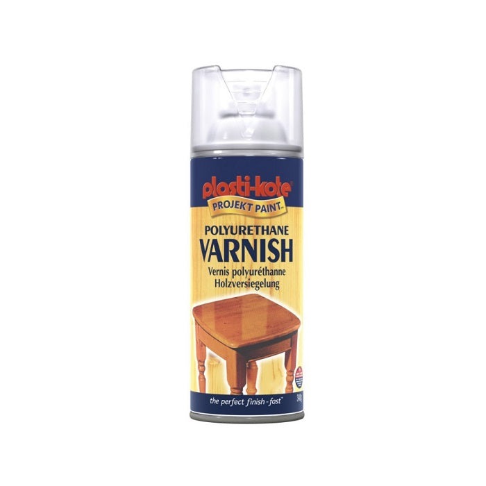 Plastikote Varnish Spray Clear Gloss 400ml