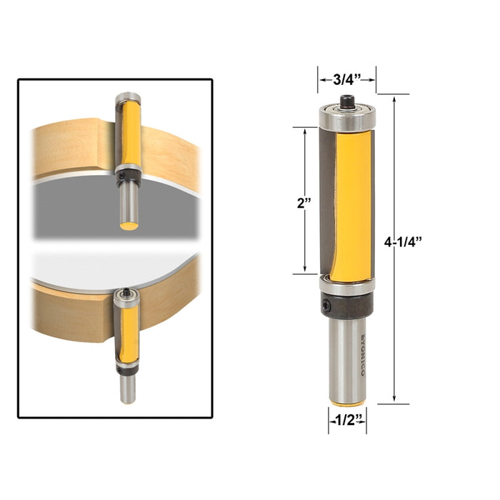 1/4" Router Bits Template Cutter