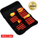 10-piece interchangeable blade 500V insulated screwdriver set with case