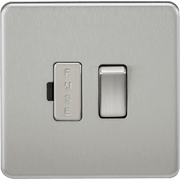 Knightsbridge 5A Unswitched Round Socket - Matt White