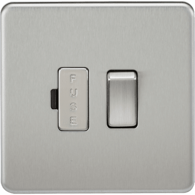 Knightsbridge 5A Unswitched Round Socket - Matt White