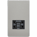 Knightsbridge 10AX Fan Isolator Switch - Brushed Chrome