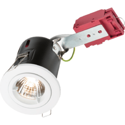 Knightsbridge 230V 50W Fixed IC Rated Fire- Rated GU10 Downlight