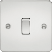 Knightsbridge 10AX 2G 2-way Switch - Polished Chrome
