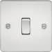 Knightsbridge 10AX 2G 2-way Switch - Polished Chrome