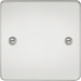 Knightsbridge 2G Blanking Plate - Polished Chrome