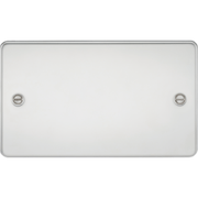 Knightsbridge 2G Blanking Plate - Polished Chrome