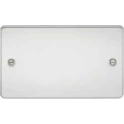 Knightsbridge 2G Blanking Plate - Polished Chrome