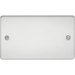 Knightsbridge 2G Blanking Plate - Polished Chrome