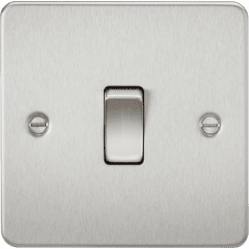 Knightsbridge 10AX 1G Intermediate Switch - Brushed Chrome