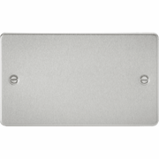 Knightsbridge 1G Blanking Plate - Polished Chrome