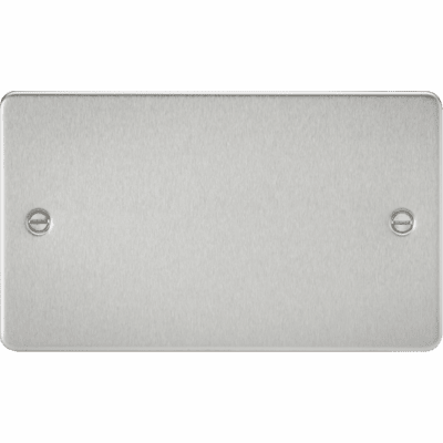 Knightsbridge 1G Blanking Plate - Polished Chrome