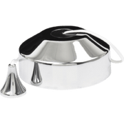 Knightsbridge 10AX 2-way Pull Cord Switch - Polished Chrome