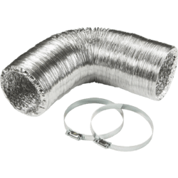 Knightsbridge 100mm/4' Aluminium Ducting Kit