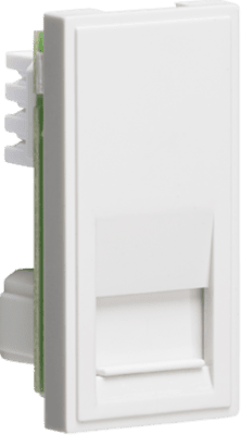 Knightsbridge UTP CAT6 RJ45 Outlet Module 25 x 50mm - White