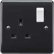 Knightsbridge 13A 2G DP Switched Socket with Twin Earths and Outboard Rockers
