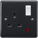 Knightsbridge 13A 2G DP Switched Socket with Twin Earths and Outboard Rockers