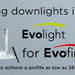 Evofire 85 Fire Rated Downlight 70mm Cutout 4-Pack IP65 White Round + GU10 Holder