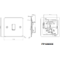 Knightsbridge 10AX 1G 2-way Switch - Gunmetal