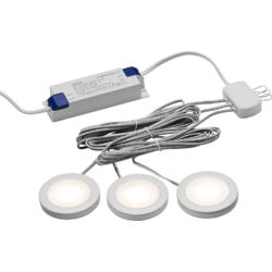 Knightsbridge LED Dimmable Under Cabinet Lights 3000K Bc