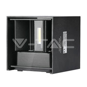 V-TAC SQUARE DIRECTIONAL WALL LAMP BLACK