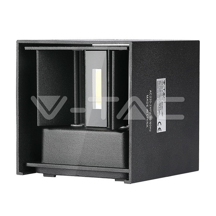 V-TAC SQUARE DIRECTIONAL WALL LAMP BLACK