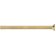 Knightsbridge M3.5 x 50mm Flat-Head countersunk electrical socket screw - Brass