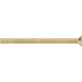 Knightsbridge M3.5 x 50mm Flat-Head countersunk electrical socket screw - Brass