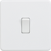 Knightsbridge 10AX 1G 2-way Switch - Matt White