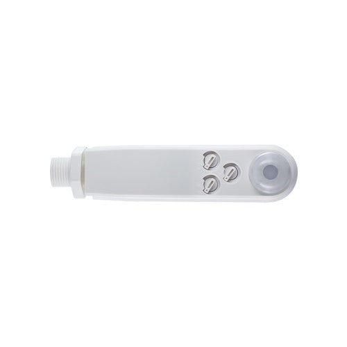 PIR SENSOR BATTEN MOUNT ON/OFF CONTROL 360DEG SINGLE DETECTOR 10M RANGE IP65 WHITE 110-240VAC INPUT + HANDHELD REMOTE 1200W MAX INTEGRAL