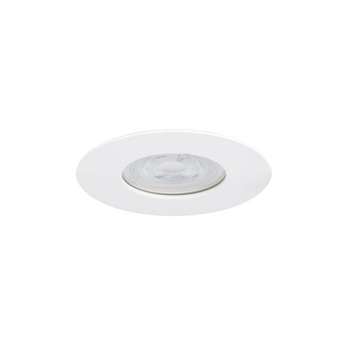 Evofire 85 Fire Rated Downlight 70mm Cutout 4-Pack IP65 White Round + GU10 Holder