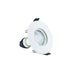 Integral LED EVOFIRE 85 Fire Rated Downlight — 70mm Cutout, IP65, White Round + GU10 Holder
