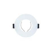 Integral LED EVOFIRE 85 Fire Rated Downlight — 70mm Cutout, IP65, White Round + GU10 Holder