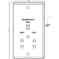 Knightsbridge 115/230V Dual Voltage Shaver Socket with Neon