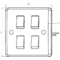 Knightsbridge 10AX 4G 2-way Switch on single plate