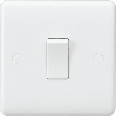 Knightsbridge 10AX 4G 2-way Switch on single plate