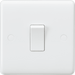 Knightsbridge 10AX 4G 2-way Switch on single plate
