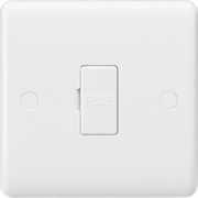 Knightsbridge 13A Switched Fused Spur Unit with Flex Outlet from Base