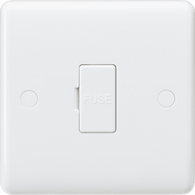 Knightsbridge 13A Switched Fused Spur Unit with Flex Outlet from Base