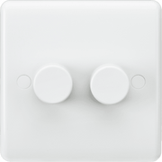 Knightsbridge 4G 2-way 60-400W Leading Edge Dimmer - Polished Chrome