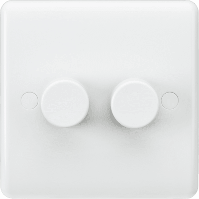 Knightsbridge 4G 2-way 60-400W Leading Edge Dimmer - Polished Chrome